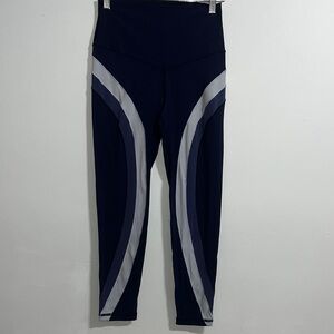 Aerie Navy and Gray Leggings chill play, move